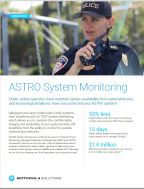 Brochure cover image for ASTRO System Monitoring for Public Safety