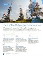 Cover image of the solution brief for Radio Site Video Security service