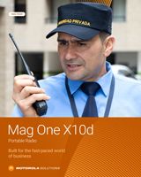 Mag One X10d Portable Radio Data sheet