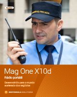 Folha de dados do rádio portátil Mag One X10d