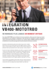 Fiche technique intégration VB400-MOTOTRBO