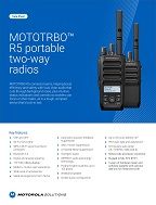 MOTOTRBO R5 Data Sheet