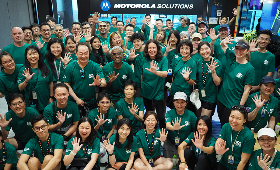 Motorola Solutions celebrates 50 years of innovation in Singapore