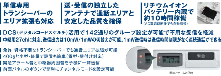 全日本送料無料 バーテックススタンダード 特定小電力トランシーバー屋外用中継装置 STANDARD FTR-510D FTR510D