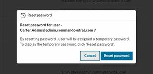 CC Admin Password Reset