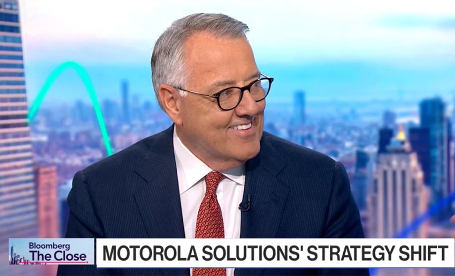 Chairman and CEO Greg Brown discusses MSI momentum and growth drivers on Bloomberg TV